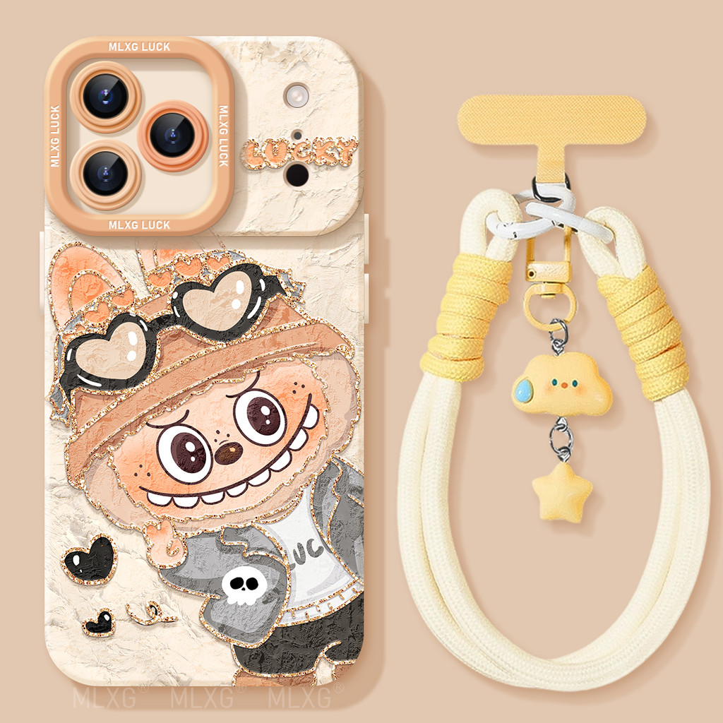 iphone 15 plus ผ่อน 0% เคส airpods pro 3 Labubu labubu เคสโทรศัพท์มือถือสำหรับ IPhone 17 iPhone17/17