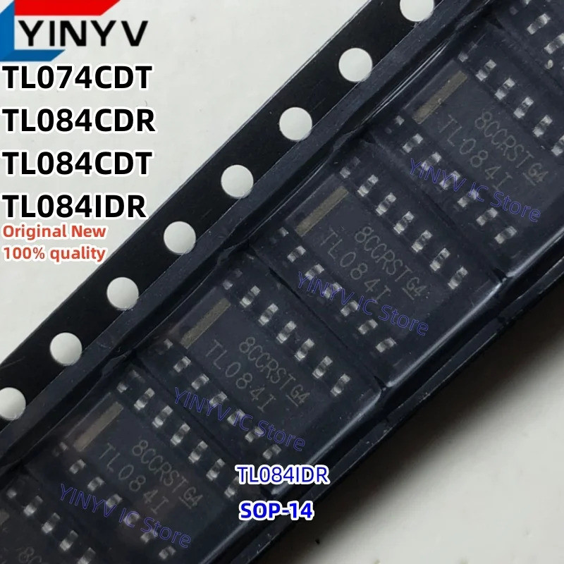 1-10PCS TL084IDR TL084I TL084CDR TL084C TL084 TL074CDT 074C TL074C TL084CDT 084C TL084C SOP-14 ชิป i