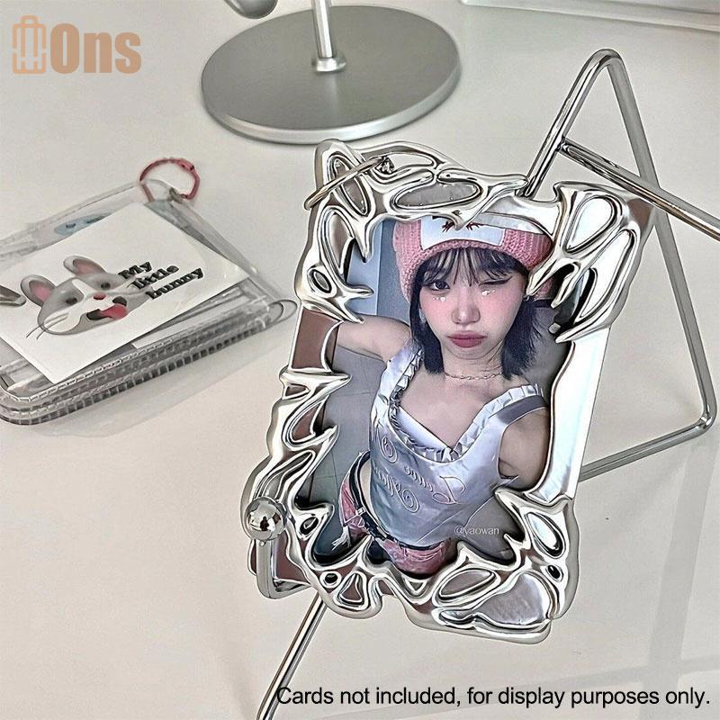 Ons Electroplated Premium Feeling Creative Card Holder K-POP Idol Card Holder ที่