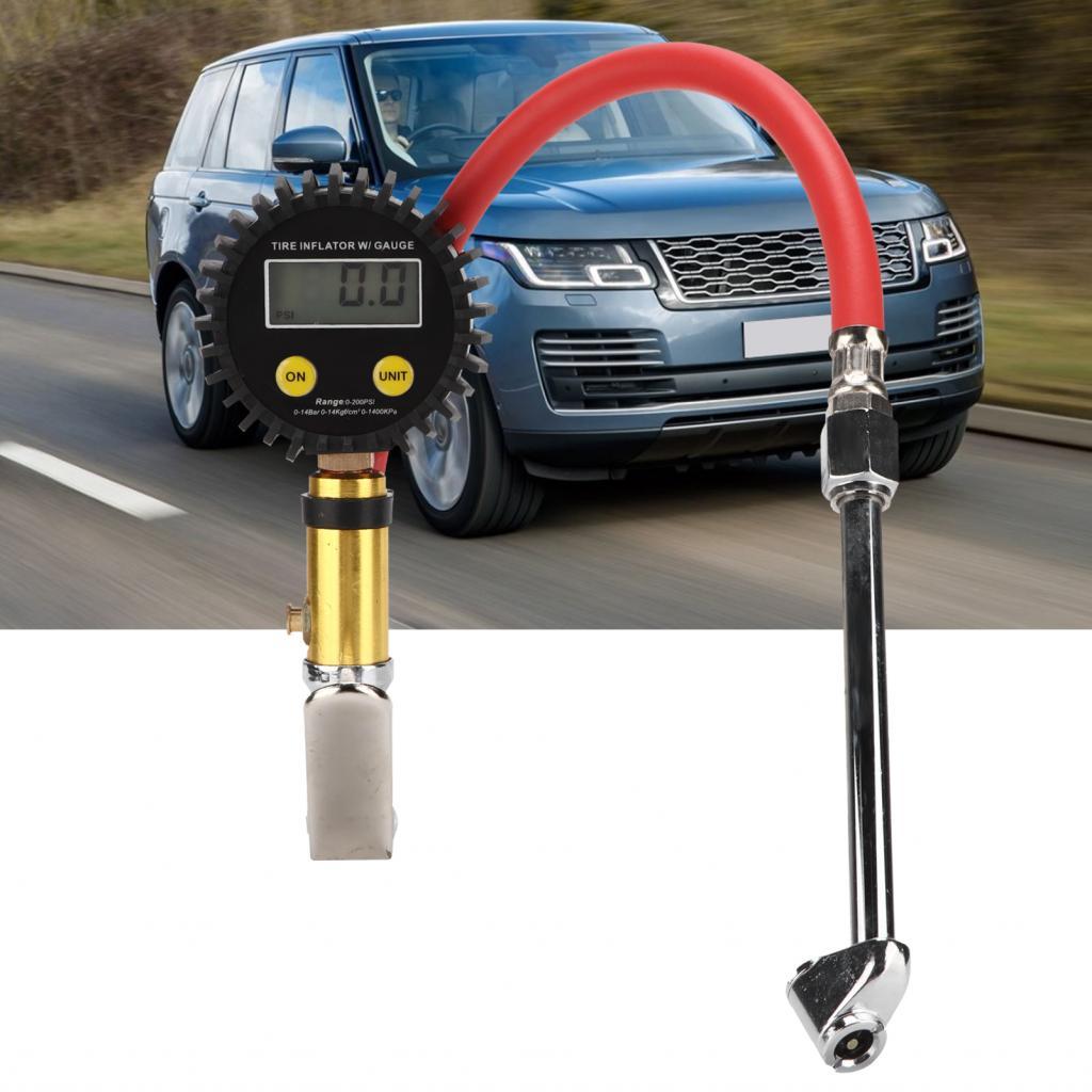 เครื่องวัดแรงดันลมยาง 3-300PSI เกจความแม่นยำสูงสำหรับรถจักรยานยนต์รถยนต์