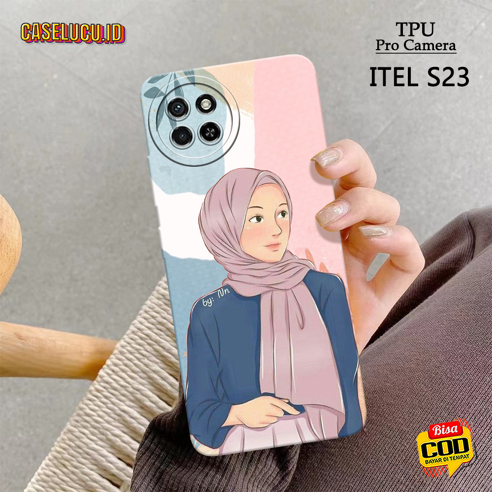 เคสโทรศัพท์ HP ล่าสุด Itel S23 - เคสฮิญาบแฟชั่น - เคสโทรศัพท์ Itel S23 - Itel S23 Phone Soft Case - 