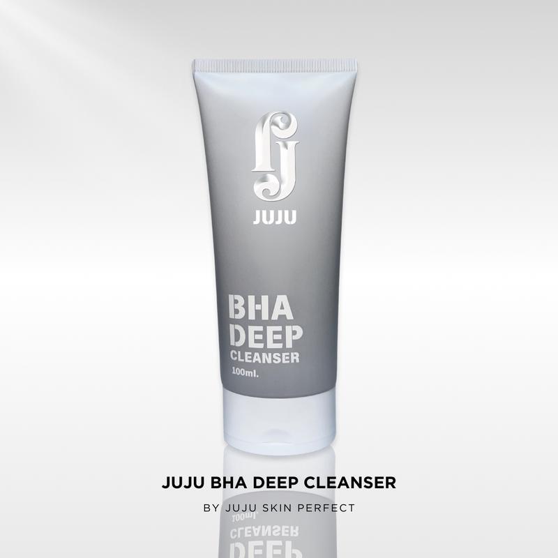 JUJU BHA DEEP CLEANSE 100 ML. Juju BHA DP Cleanser ผลิตภัณฑ์ทําความสะอาดผิวหน้า ล้างหน้า