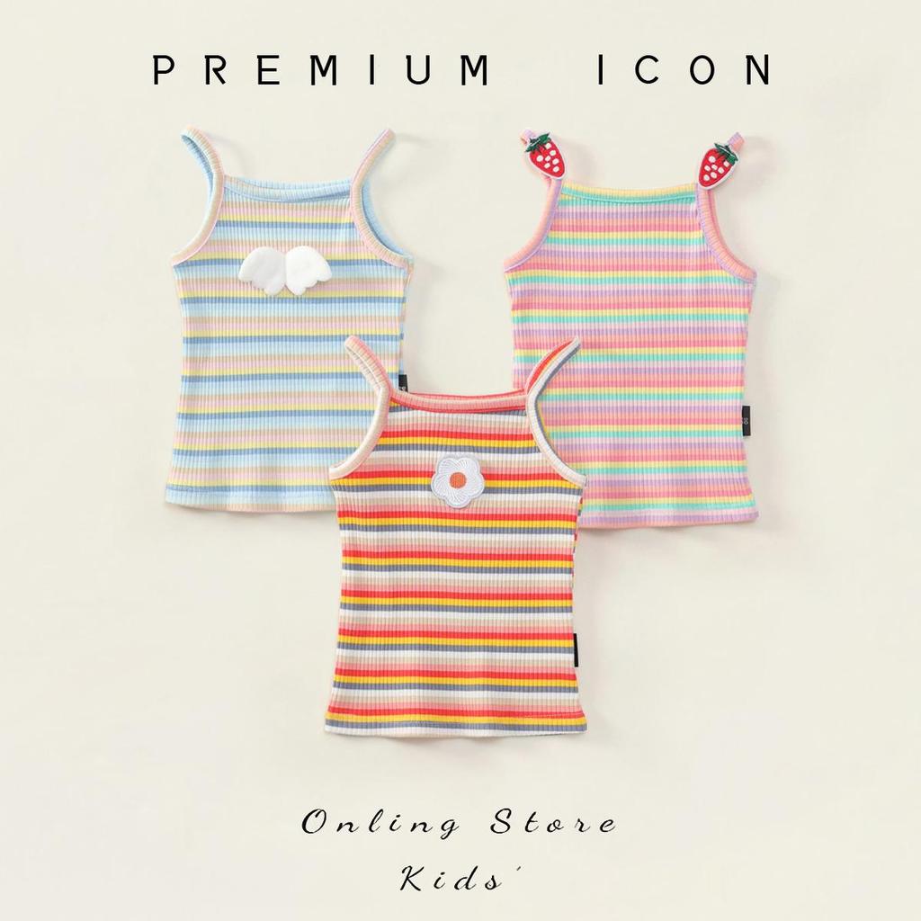 ลดล้างสต็อก! - Hania kids เสื้อกล้าม ปักลายน่ารักๆ พร้อมส่งในไทย - K5125589