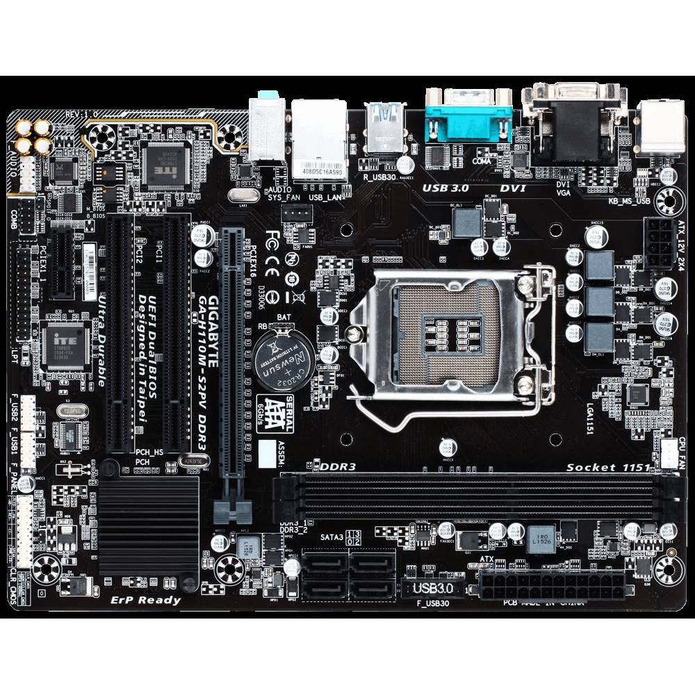 ยี่ห้อใหม่ H110M-DS2V 1151-Pin DDR3 รองรับ 6th Generation 7th Generation B150M-D3V คอมพิวเตอร์เดสก์ท