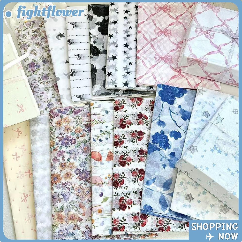 FIGHT 10PCS Bowknot Sydney Paper, Hand-rubbed Bowknot Design Hand-Kneed Paper, Presentation Flower Wrapping Gift Wrapping Cotton Texture Cotton Paper Cake Baking