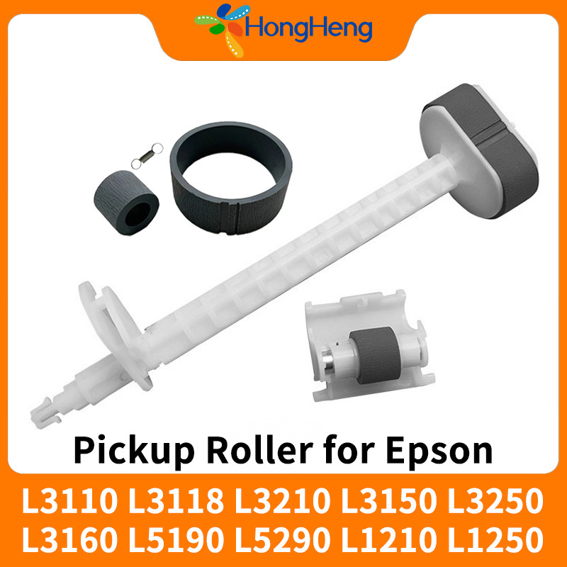 Pickup Roller สําหรับ Epson L3110 L3118 L3210 L3150 L3250 L3160 L5190 L5290 L1210 L1250 แยกลูกกลิ้งยางยางยาง