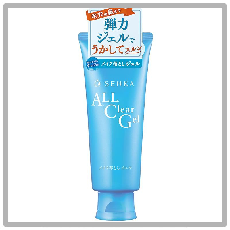 SENKA All Clear Gel Cleansing 150g Makeup Pores Dirt Eyelash Extensions No Double Cleansing Non-Grea