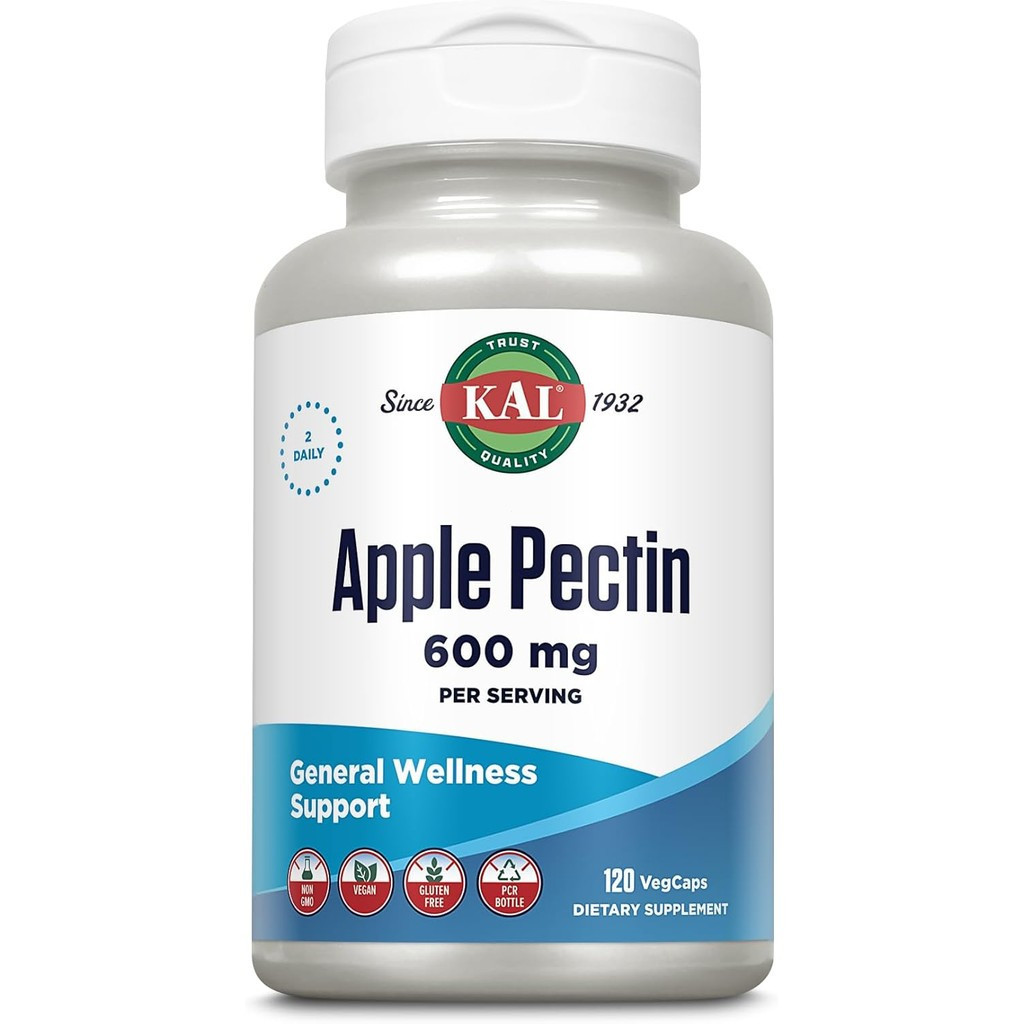 Kal 600 Mg  Pectin, 120 Count