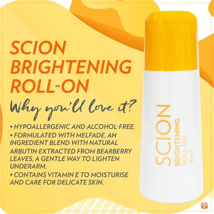 Nuskin Nu Skin SCION Whitening/Brightening Roll on deodorant 75ml Enduring Deodorization Antiperspir