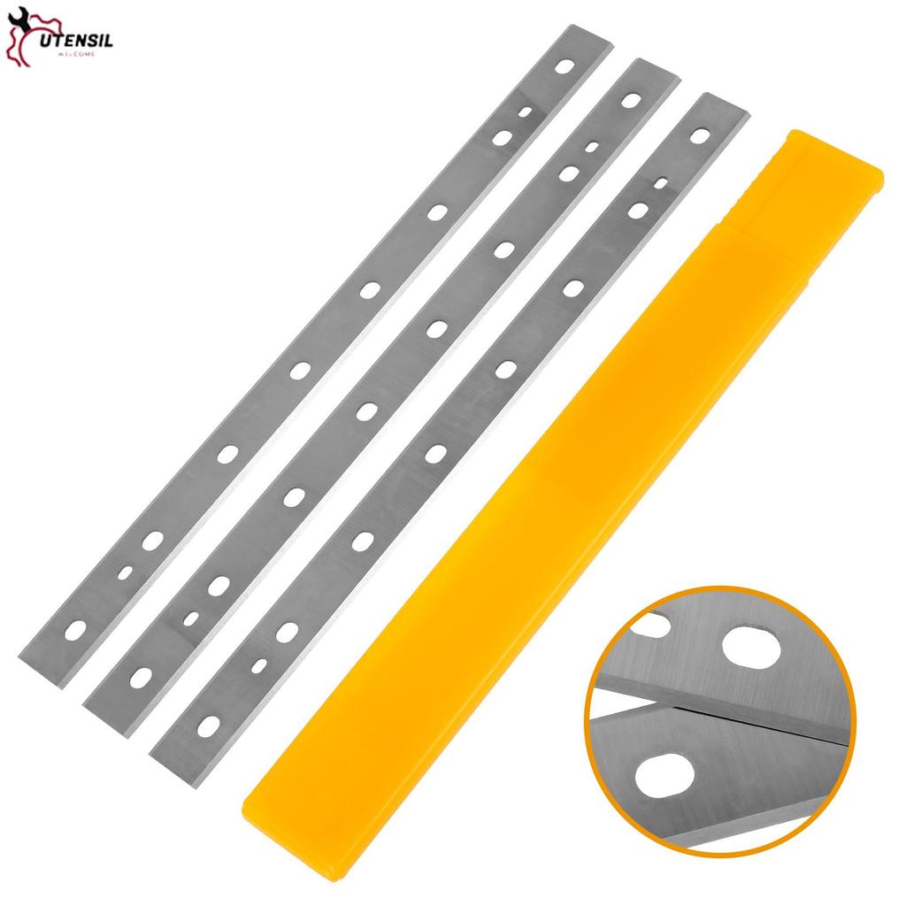 3 ชิ้นกบใบมีดเหล็กความเร็วสูง 13 นิ้วไฟฟ้ากบใบมีดใช้งานร่วมกับ DW735 DW735X Planer SHOPSBC5958