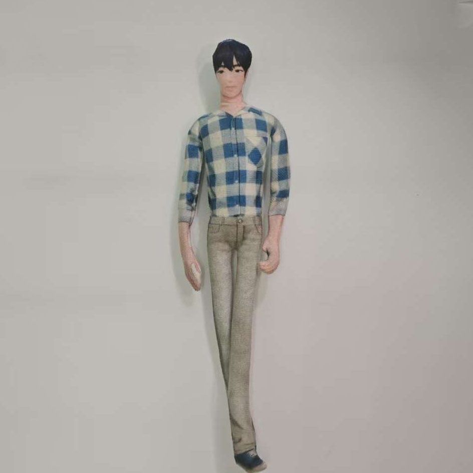 Plave ตุ๊กตานามธรรมเมาส์ สินค้าแห้งไม่มีขอบสีขาว Nanyijun ลวดเคลื่อนย้ายได้บิดตุ๊กตาของขวัญตุ๊กตา