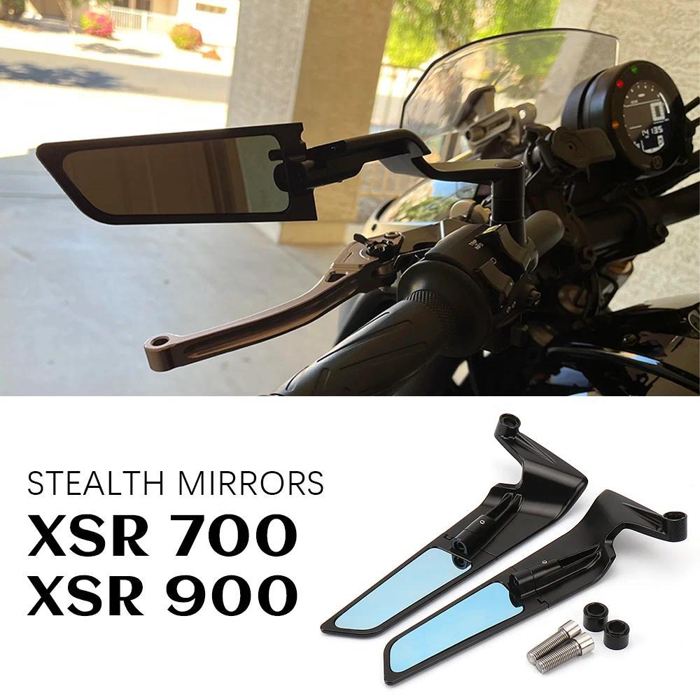 สําหรับ YAMAHA XSR700 XSR900 อุปกรณ์เสริม Stealth กระจก XSR 900 ปรับ Winglets XSR 700 กระจกด้านหลัง 