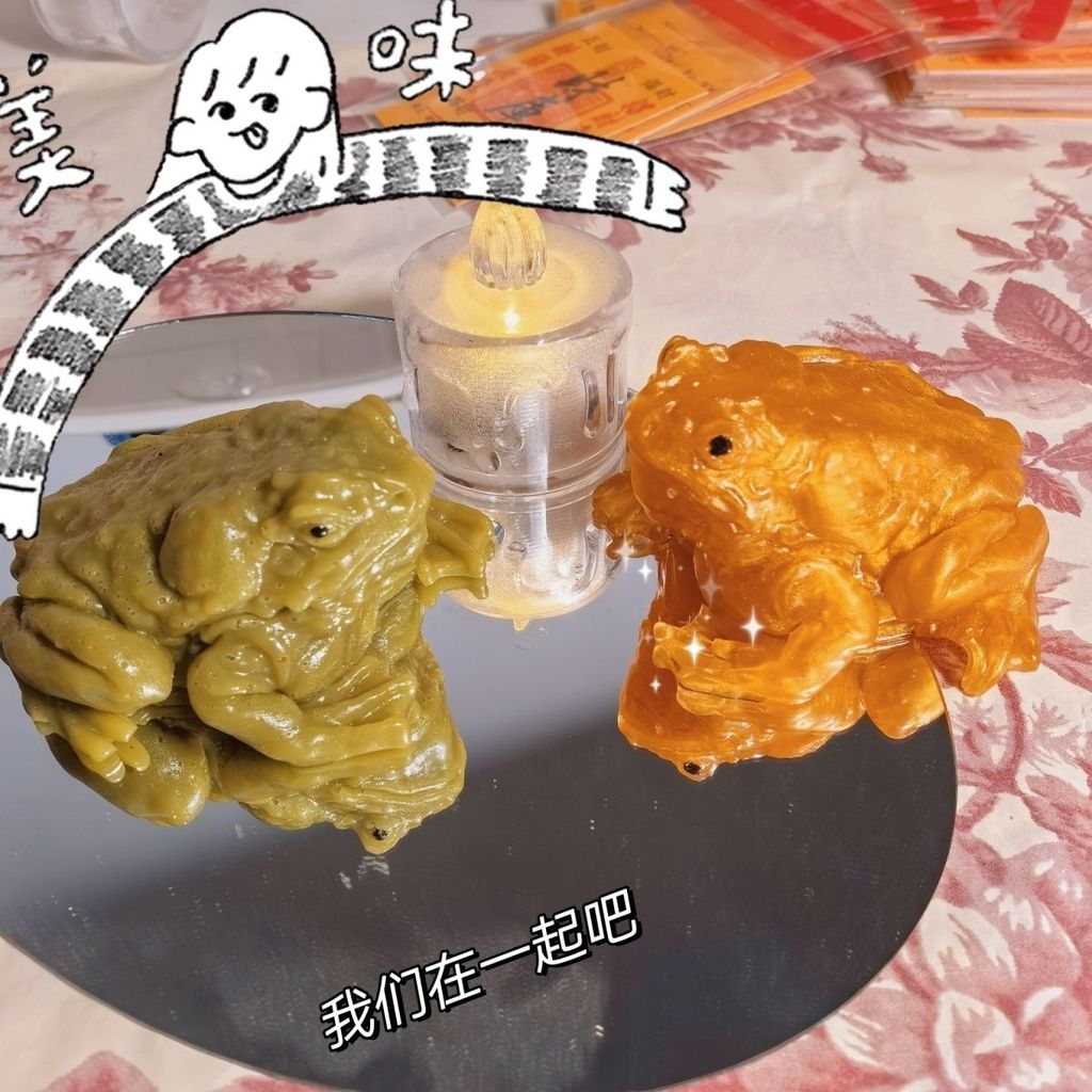 ของเล่นคางคกจําลองบีบกรงเล็บคลายเครียดของเล่นบีบกรงเล็บนุ่ม