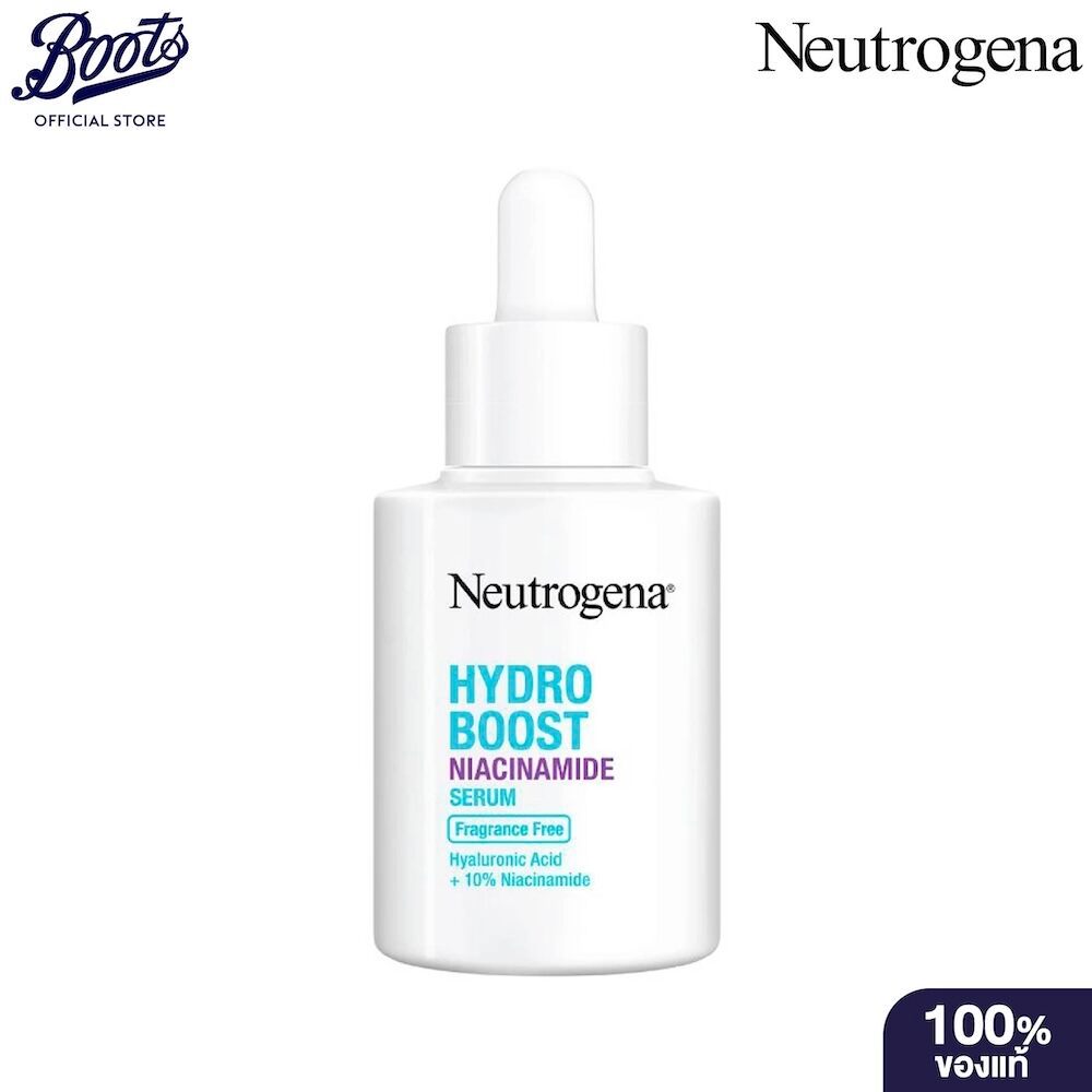 Neutrogena Hydro Boost Niacinamide Serum 30 Ml นูโทรจีนา ไฮโดร บูสท์ ไนอะซินาไมด์ เซรั่ม 30มล.