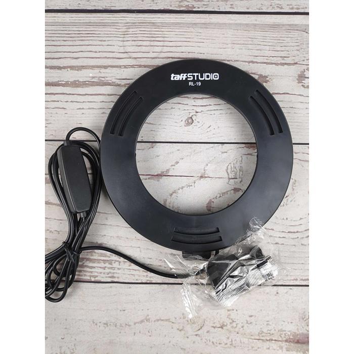 Taffistudio Halo Ring Light กล้อง Led 8w 6 นิ้ว Rl 19 สีขาว