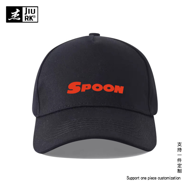 หมวกเบสบอลOutdoor SPOONสำหรับแฟนคลับรถฮอนด้า New Fit GK5 และ New Civic SI