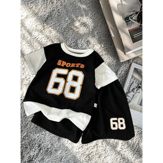 ชุดเสื้อกีฬาเด็ก ชุดบอลเด็ก เซทเสือ+กางเกงขาสัน ผ้าใส่สบาย🎈D12319🎉
