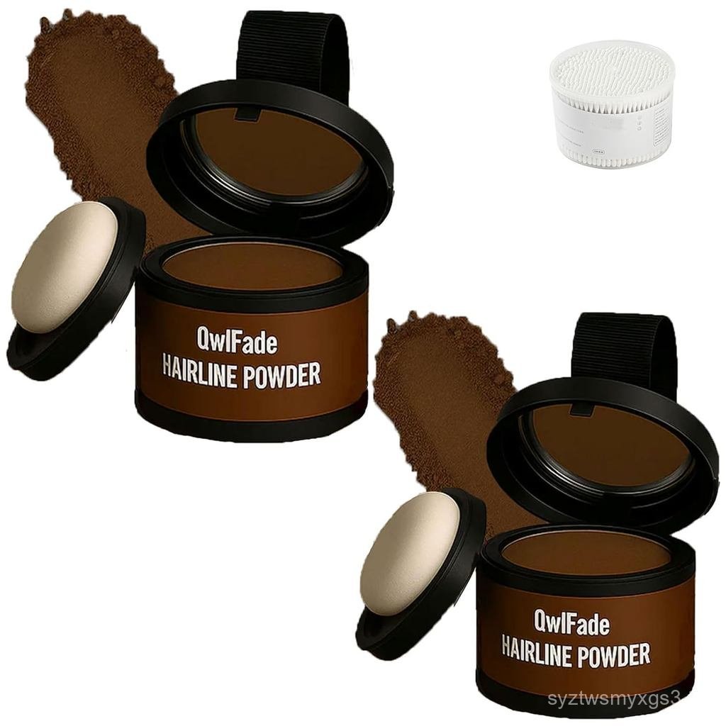 Owlfade - Precision Hairline Powder, Jolly Owls Hairline Shadow Powder, Owl Fade Natural hair Root T
