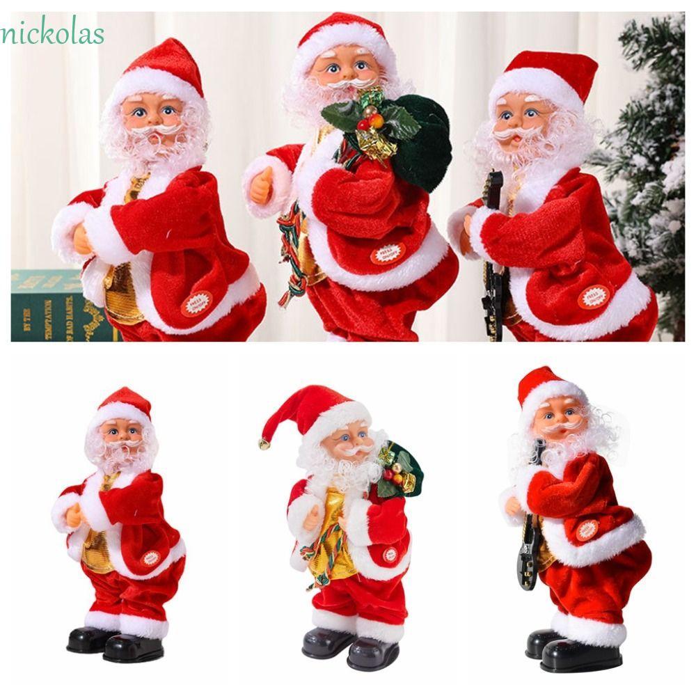 NICKOLAS ซานตาคลอสไฟฟ้า, เชือกปีนเขาบันได Twerk Santa Claus, เครื่องประดับคริสต์มาสร่มชูชีพ Twerk Da
