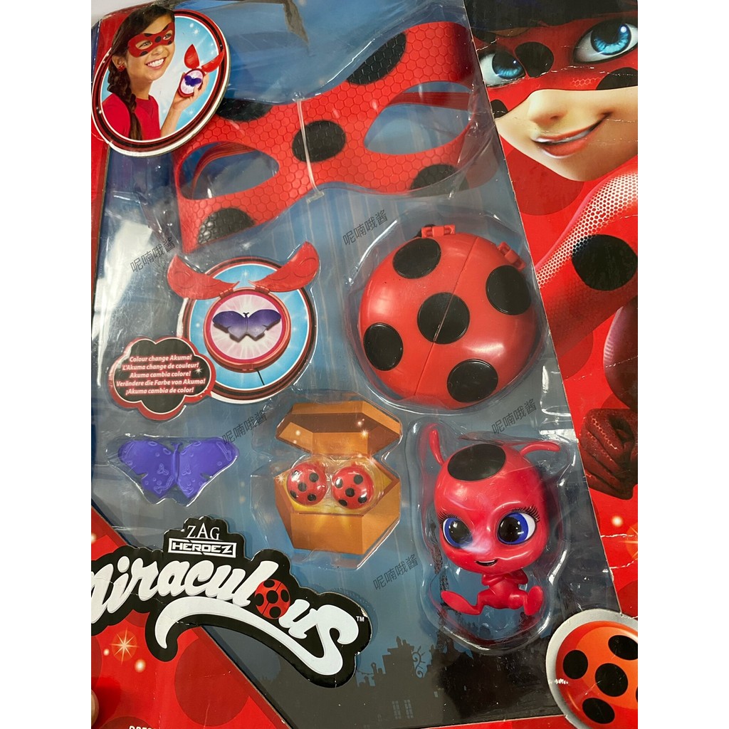 พร้อมส่ง ของแท้ Ladybug Miracle Girl Ladybug Ladybug Black Cat Rol Marina Doll Model