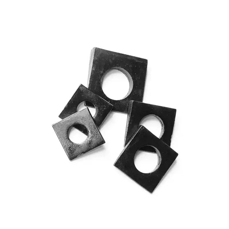 GB853 เหล็กคาร์บอนสแควร์เฉียงปะเก็นปะเก็นแบน M6-M36 XF-MB