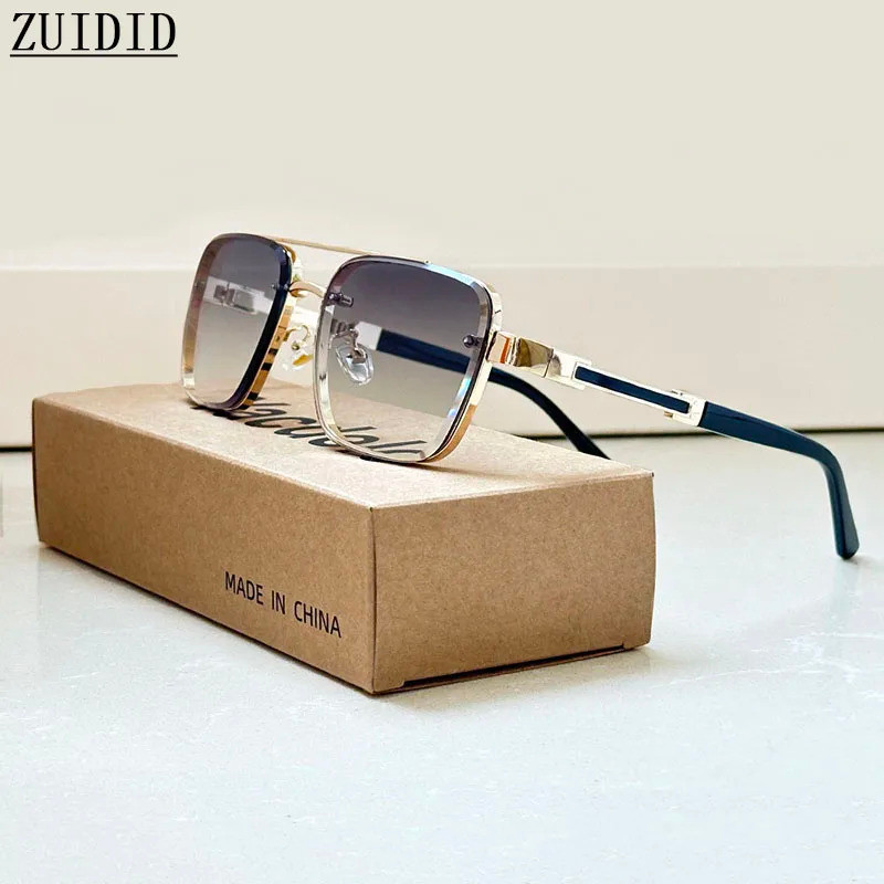 2025 Square Sunglasses Men Luxury Vintage Sunglasses Women Trendy Retro Fashion Glasses Sunglasses M