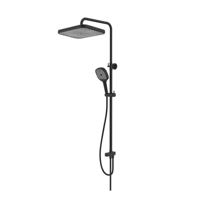 GELATO BATH GL-5034MB ชุดเรนชาวเวอร์ เหลี่ยม ดำ