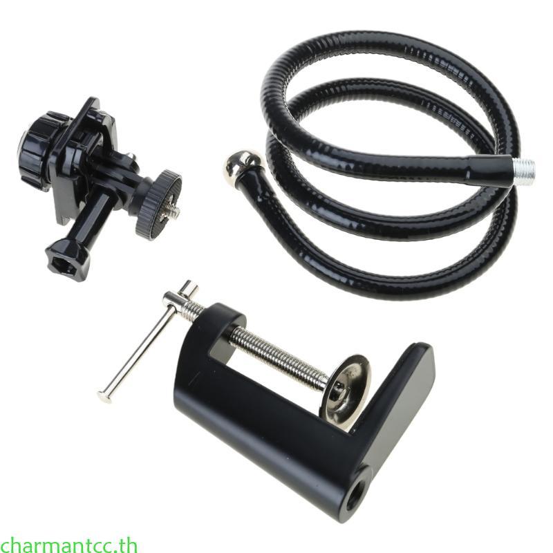 Charmantcc ยืดหยุ่นโต๊ะ Jaw Clamp สําหรับเว็บแคม C925e C922x C922 C930e C930