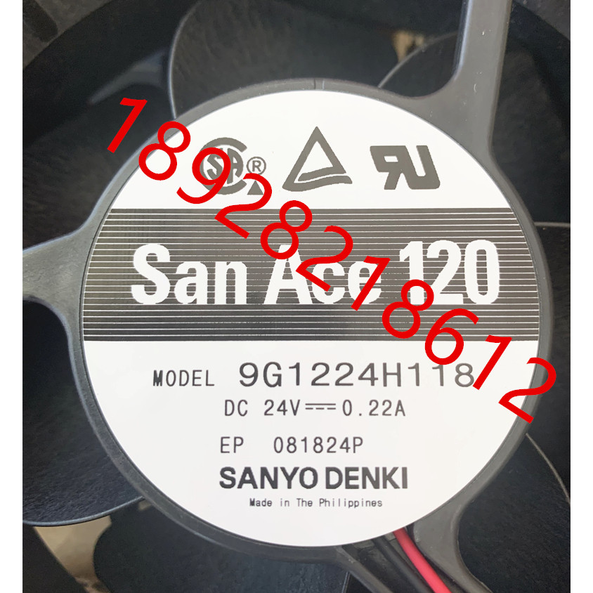 9G1224H1D011 9G1224H1D0118 12038 24V 0.22A 2 สายพัดลมระบายความร้อน