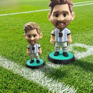3D พิมพ์ Q-version Messi Ronaldo ประณีตเดสก์ท็อปเครื่องประดับแฟชั่นหุ่น