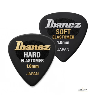 (ขายแยกชิ้น) ปิ๊กกีต้าร์ Ibanez รุ่น Elastomer แบบ Soft และ Hard ขนาด 1.0 mm EL16HD10S EL16ST10S