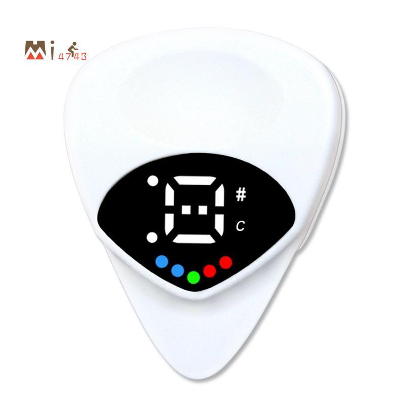 Mi4743iGuitar Pick Tuner Ukulele กีตาร์จูนเนอร์ 12 Equal อารมณ์มัลติฟังก์ชั่นจูนเนอร์สําหรับกีตาร์ U