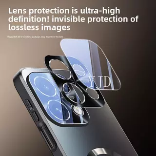 เคสสําหรับ OPPO Reno16F รุ่นใหม่ Matte Back Panel Magnetic Lens Protection Attraction Anti-Drop เคสโทรศัพท์