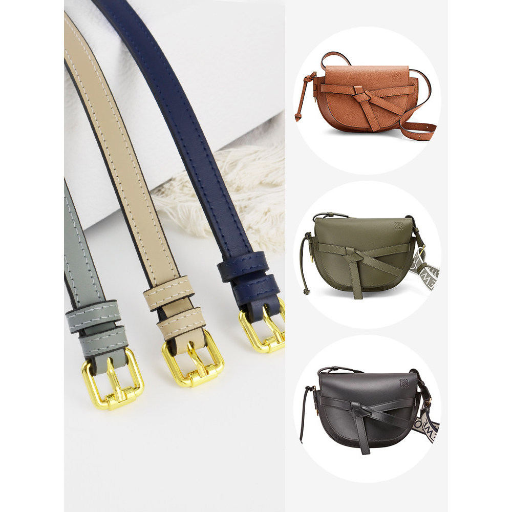 เหมาะสําหรับ Loewe tabe Saddle Bag Cowhide Bag Strap Accessories Crossbody Loewe Shoulder Strap Adju
