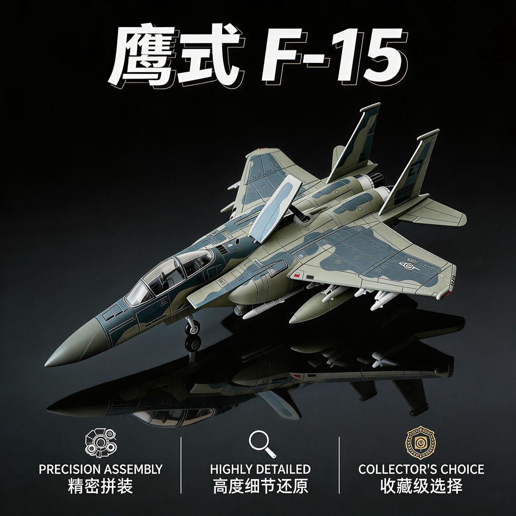 [ALLspark] Xujia 4D รุ่น F-14 Tomcat Fighter 1/72 จําลองบล็อกตัวต่อประกอบของเล่นเพื่อการศึกษาสําหรับ