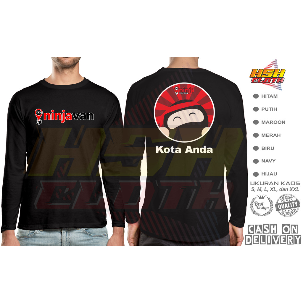 เสื้อยืด Ninja Xpress เสื้อไมโครไฟเบอร์