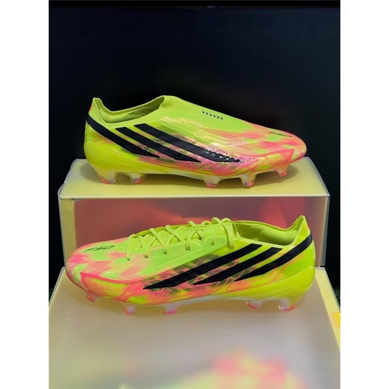 รองเท้าฟุตบอล F50 HYPERFAST ELITE LL FG ผู้ชาย Anti slip และสวมใส่ถักรองเท้า Unisex จัดส่งฟรีขนาด 39