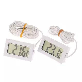 Campd FY-10 Mini LCD Digital Temperature เครื่องวัดอุณหภูมิ Aquarium Car Water Bath Temperature Tester Detector Monitor ฝังอุณหภูมิ Sensor (TH)