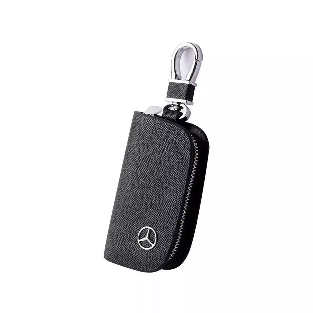 เหมาะสําหรับ Benz Car Key Case ชุดใบขับขี่หนังแท้ High-End Drivers License Book Drivers License thumbnail 6