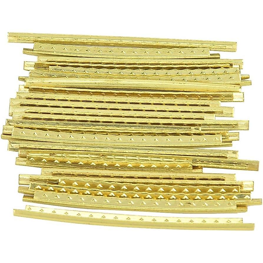 ทองเหลืองความแข็งแรงสูง Fingerboard Fret ลวด, 24 ชิ้น/เซ็ตกีตาร์ไฟฟ้า Fret Wire, สําหรับกีตาร์ผู้ที่