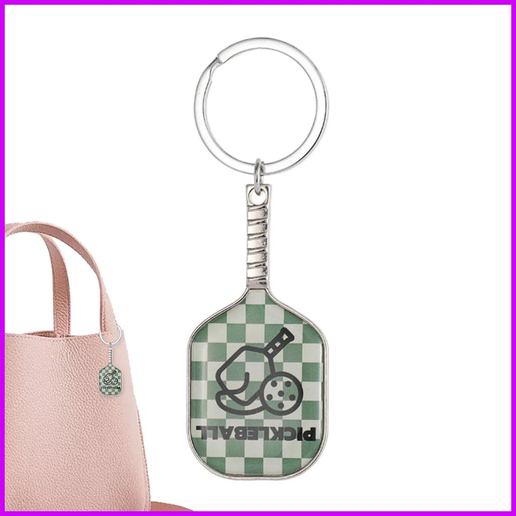 Pickleball Paddle พวงกุญแจกีฬา Pickleball Paddle พวงกุญแจโลหะ Pickleball Paddle Key Chain กีฬาสร้างส