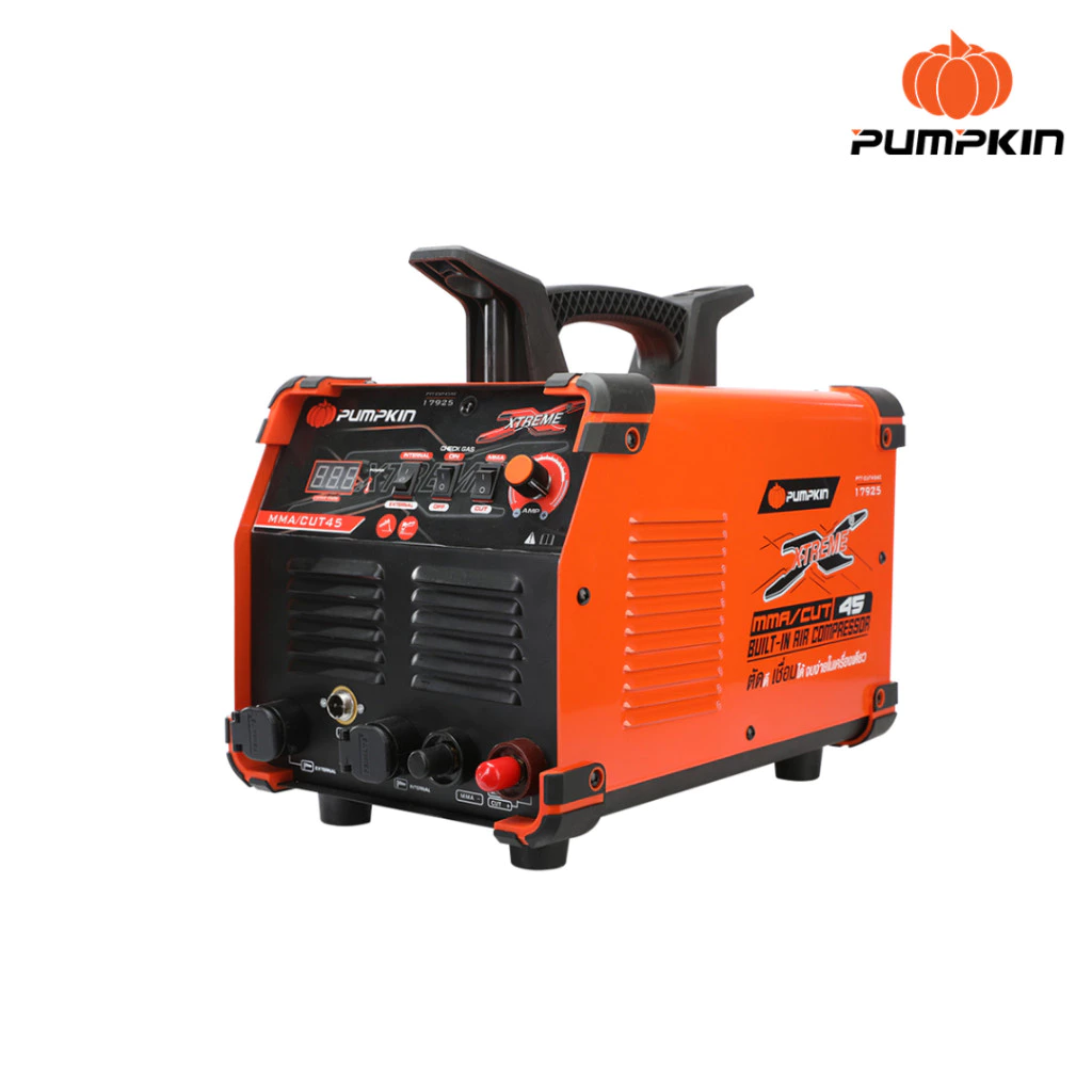 PUMPKIN ตู้เชื่อมอินเวอร์เตอร์ 2ระบบ MMA/CUT45 รุ่น PTT-CUT45AC 17925 เครื่องเชื่อม เครื่องตัดพลาสม่า