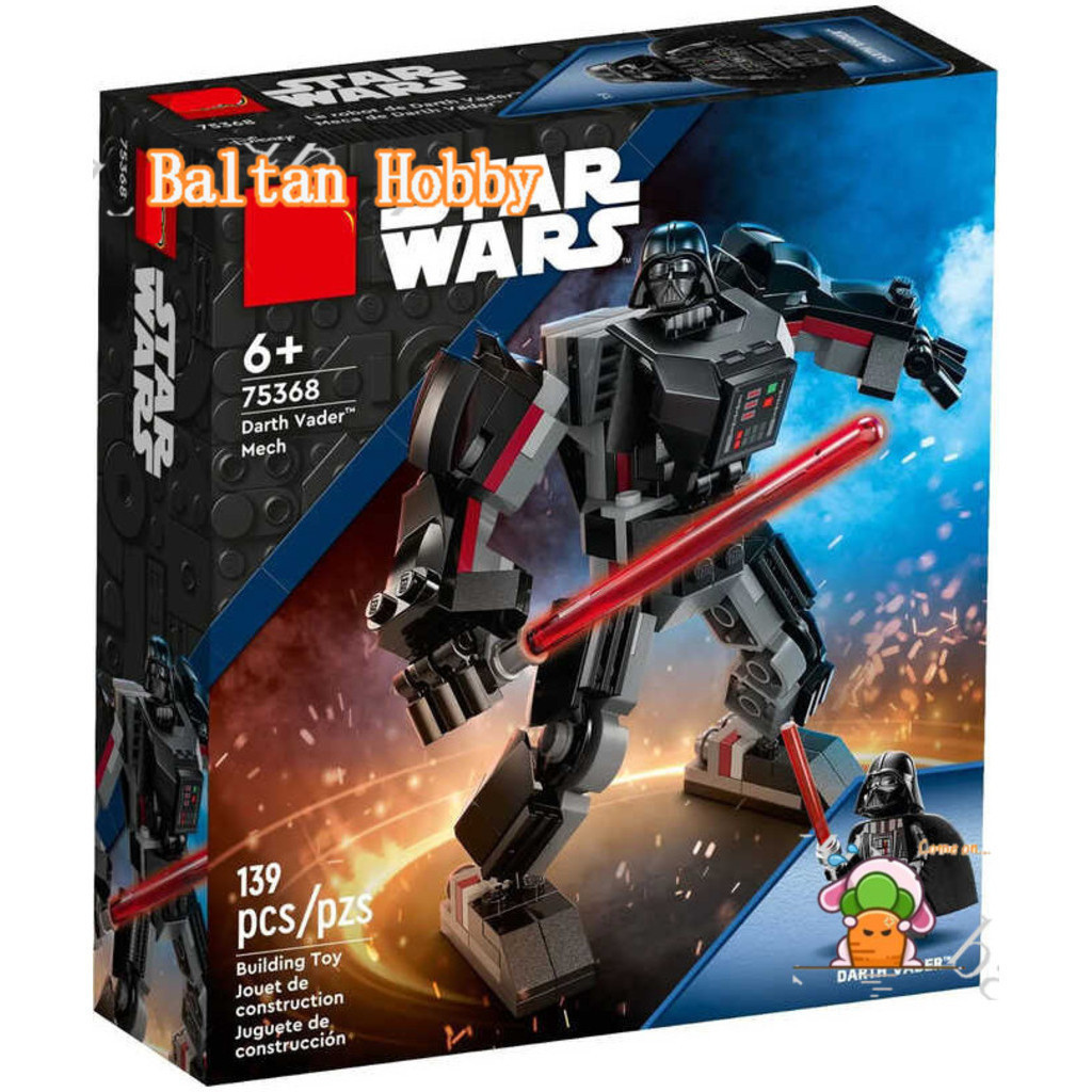 Gomora Hobby GH1X เข้ากันได้กับ Star WARS/Darth-Vader-Mech/75370/75369/75368 EW7