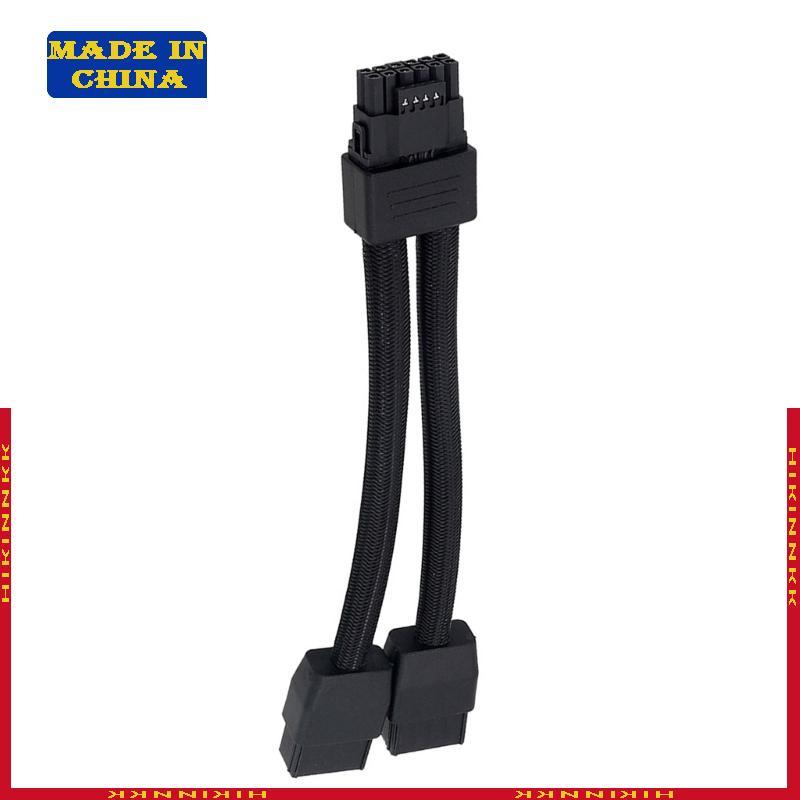 HIK สายไฟ 16Pin Connector 12VHPWR อะแดปเตอร์ 2x 8Pin ถึง 16Pin สายต่อ GPU