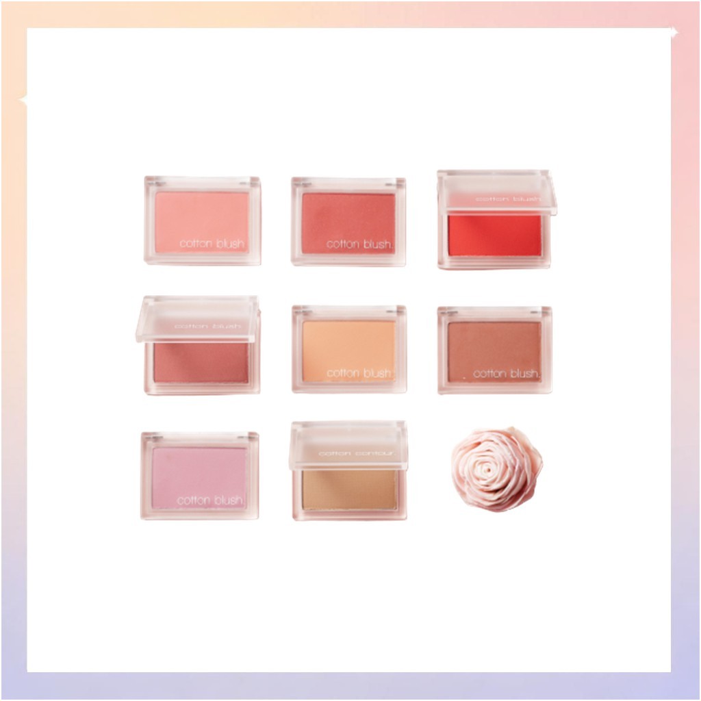[missha] Cotton Blush, 1pc / Korean Cotton Blush / สูตรเนื้อบางเบา / ของแท้ 100% โดย picko