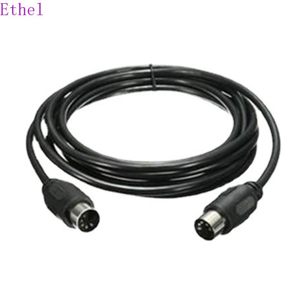ETHEL MIDI DIN สายไฟ MIDI DIN 5PIN เพลงสาย DIN ปลั๊ก 5 Pin Double Headed 5PIN ชายชายสายเชื่อมต่อ