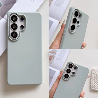 เคสโทรศัพท์ Samsung A37 5G เคสซิลิโคนเหลวระดับพรีเมียมสําหรับ Samsung A57 A56 A37 A36 A17 5G เคสกันกระแทกลายนิ้วมือ
