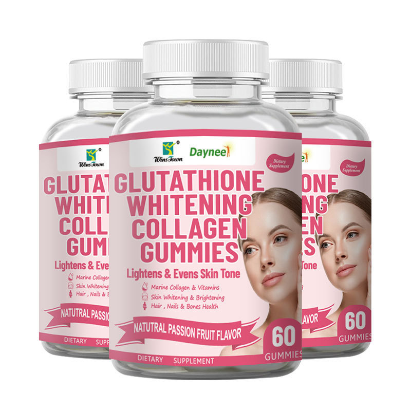 จัดส่งที่รวดเร็วขายดี พร้อมสต็อก Gumei Collagen Gummy Glutathione Collagen 3 in 1 Passion Fruit Flav
