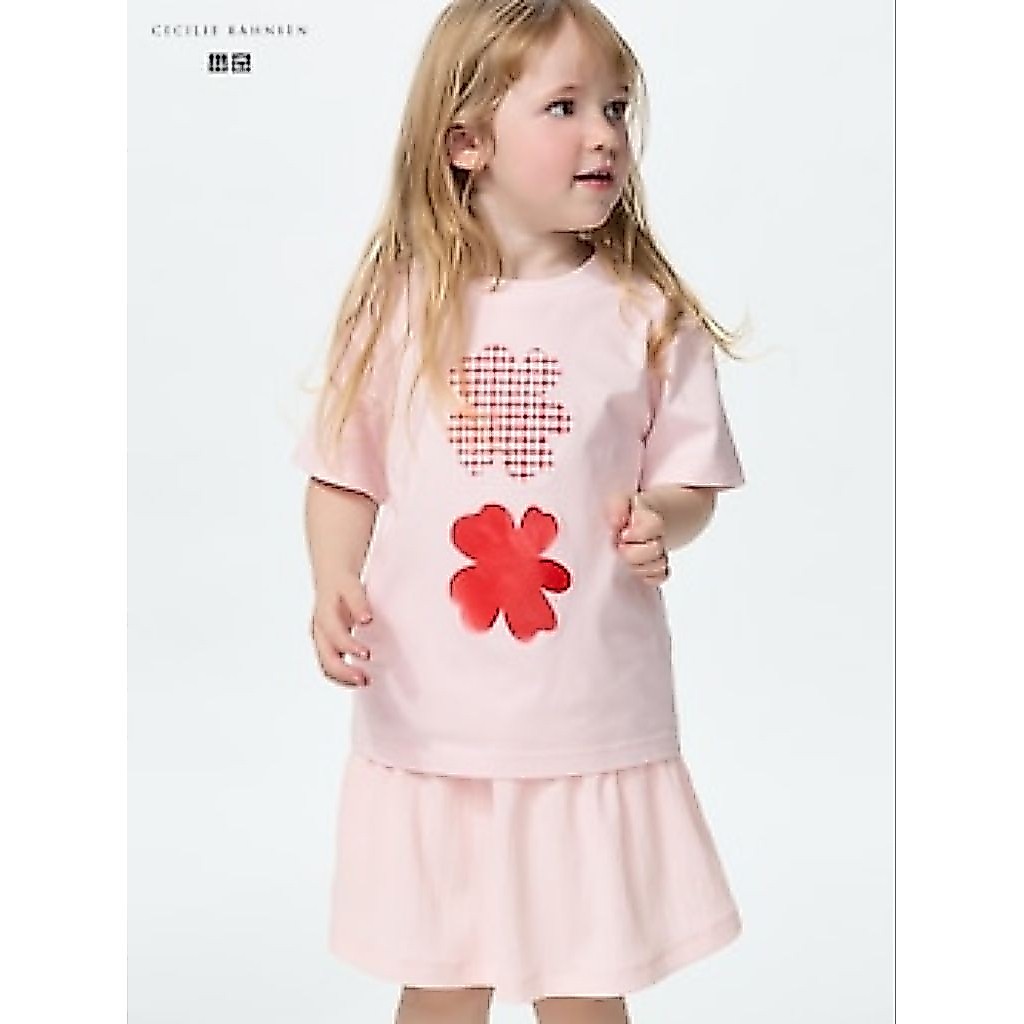 GIRLS UNIQLO และ Cecilie Bahnsen เสื้อยืดกราฟิกต้นฉบับ Jastip