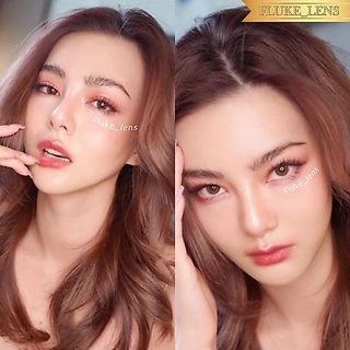 Latte (Brown) Size S คอนแทคเลนส์ 🕊 Luxzylens ค่าสายตา 0.00-6.00 Made in Korea 🇰🇷